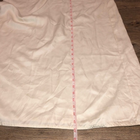 2/$30 Linda Lingeria Long Night Gown w Pink & Purple Flowers Spaghetti Strap S - Picture 7 of 7